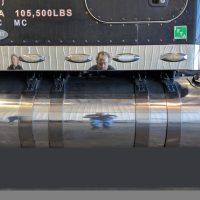 Polished Peterbilt fuel Tank