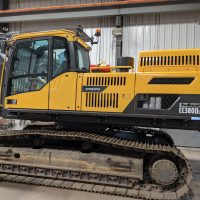 Excavator Paint Polished